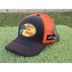 NASCAR Bass Pro Shops #19 Joe Gibbs Racing Martin Truex Jr Mesh Trucker Hat NWT